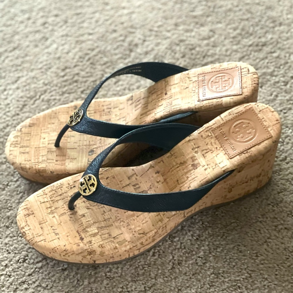 Tory Burch wedge sandals size 8.5